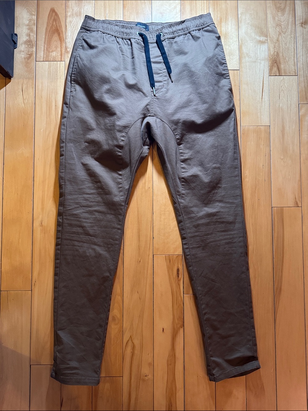 Zanerobe Brown Drawstring Chinos